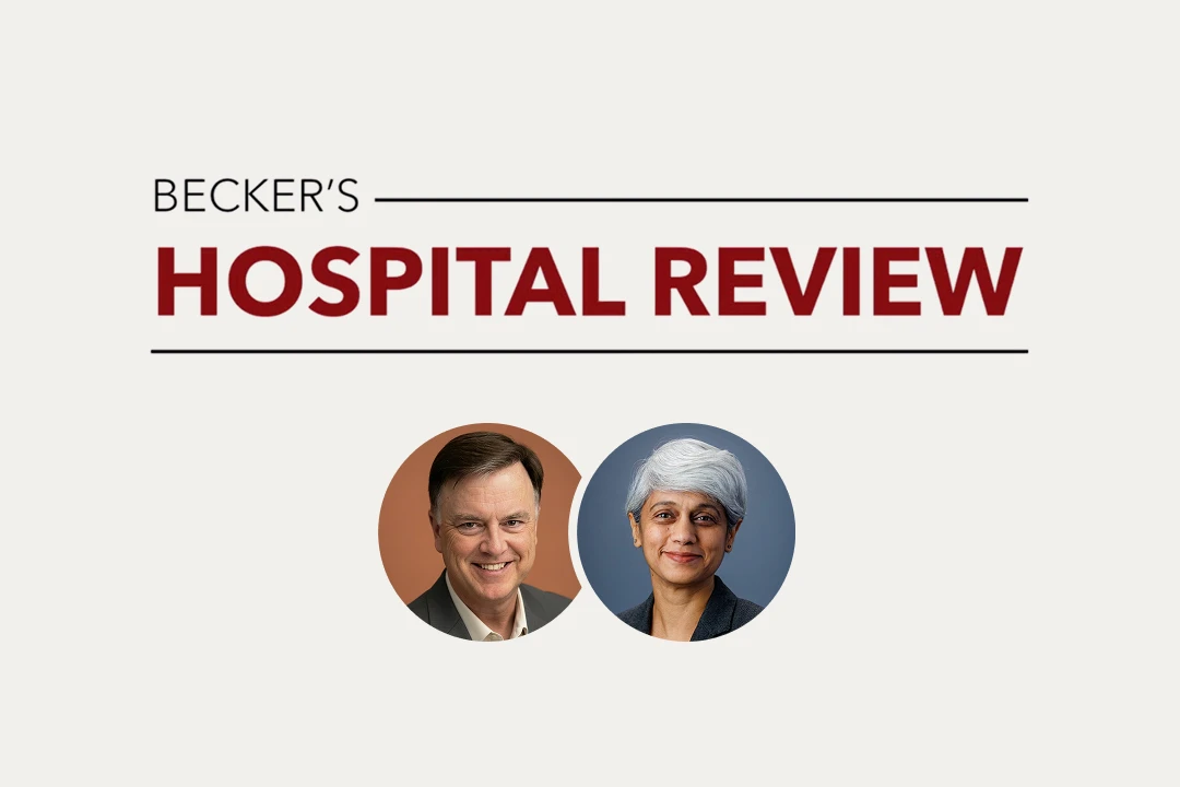 Becker's Webinar David Carmouche and Anagha Vyas